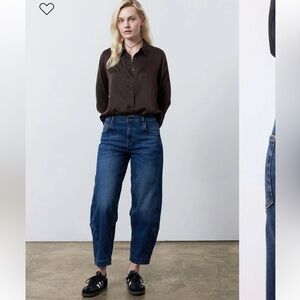 Ruti Petite Ultimate Barrel Leg Jean Size 12P Like New Condition